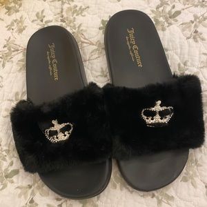 Juicy couture black sandals